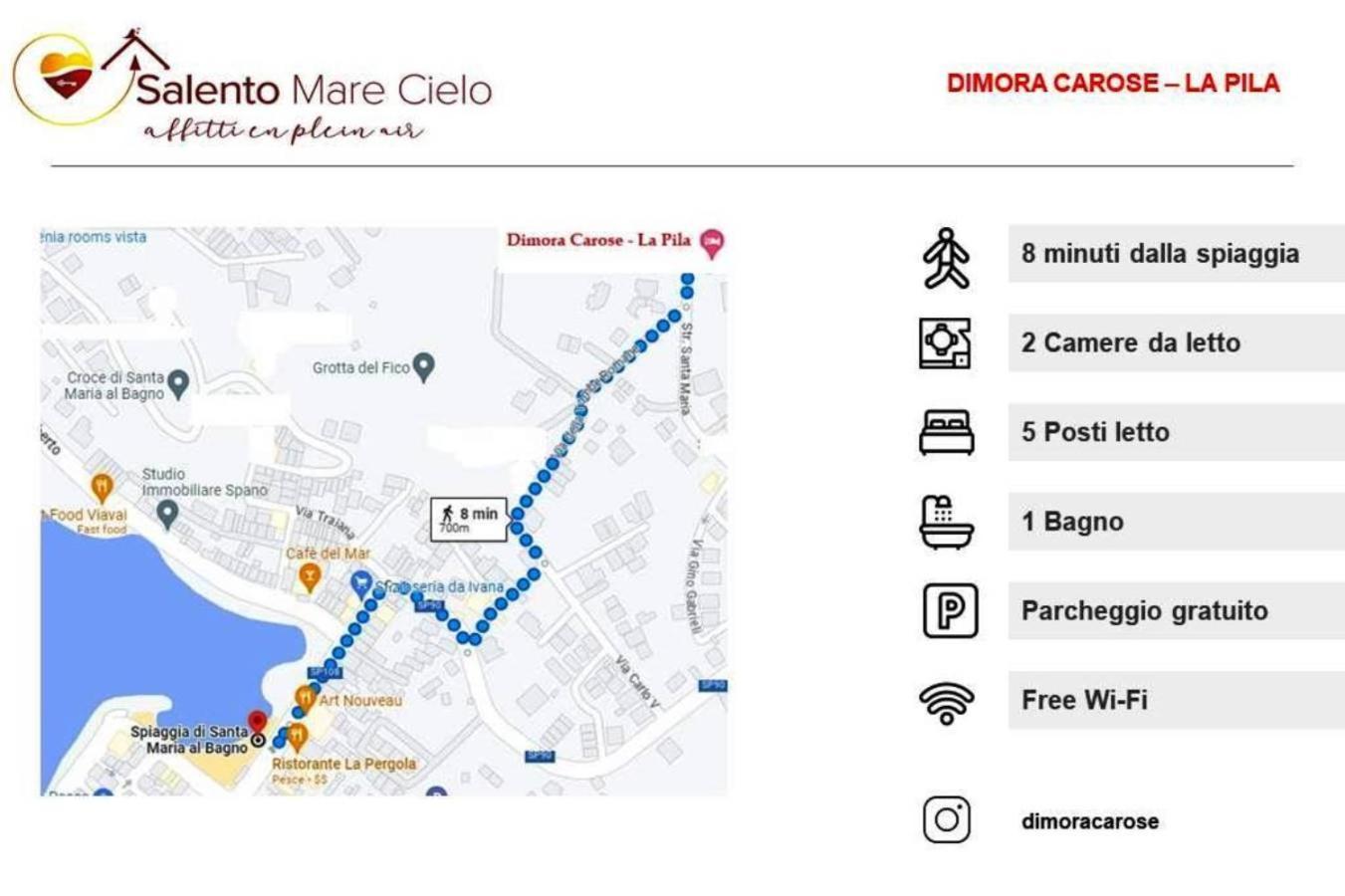 Dimora Carose Apartment Santa Maria al Bagno Exterior foto