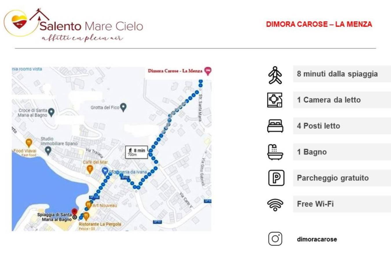 Dimora Carose Apartment Santa Maria al Bagno Exterior foto